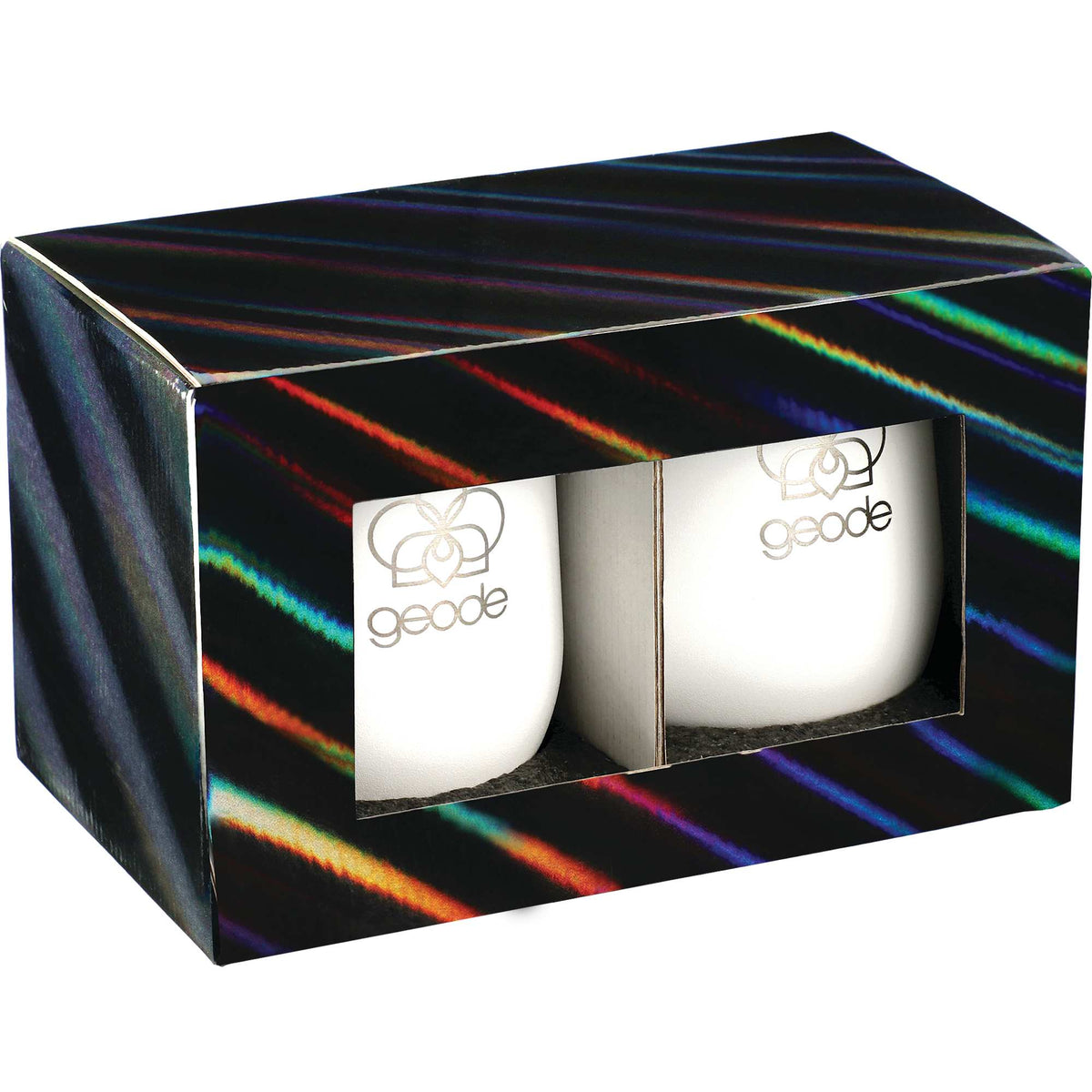 Corzo Insulated Cup Gift Set of 2, 12 oz Full Color - White - Photo