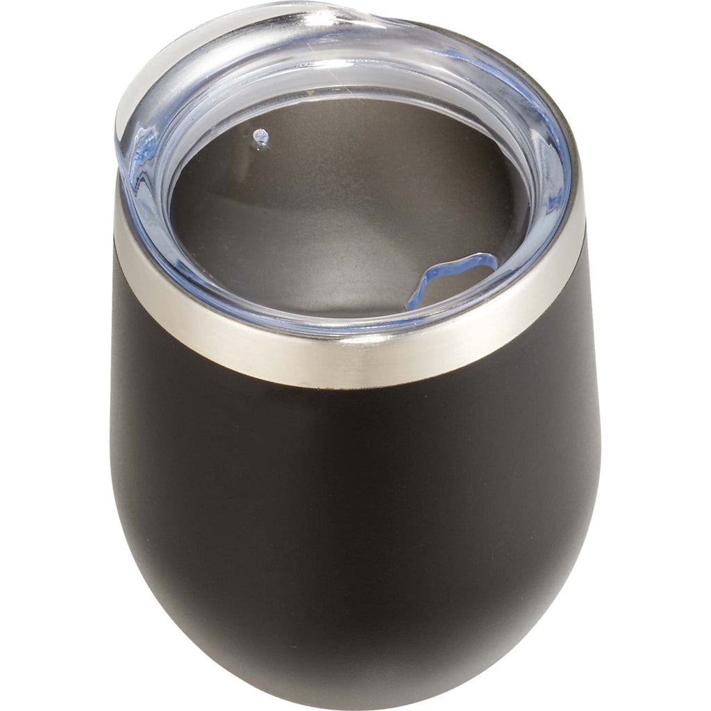 Corzo Insulated Cup with Press-On Lid, 12 oz - Black - Photo