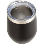 Corzo Insulated Cup with Press-On Lid, 12 oz - Black - Photo