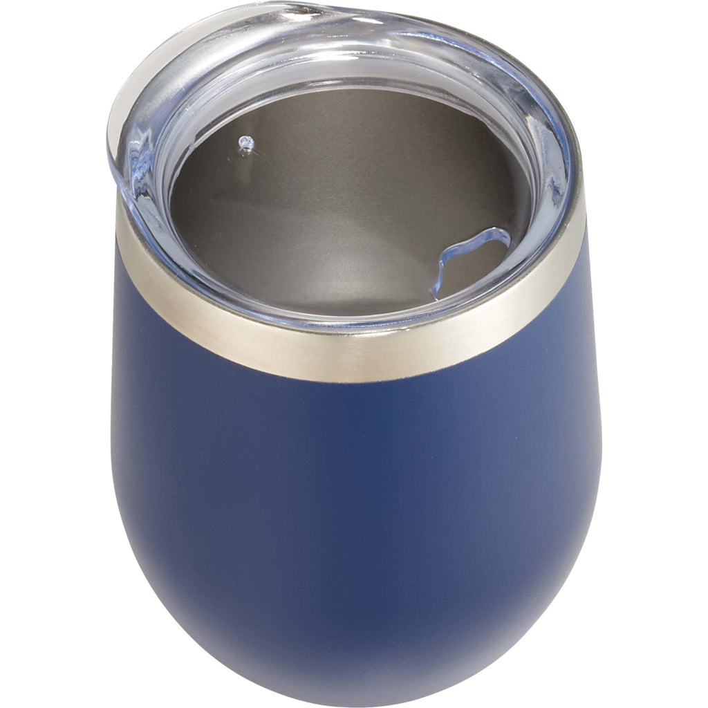 Corzo Insulated Cup with Press-On Lid, 12 oz - Navy - Photo