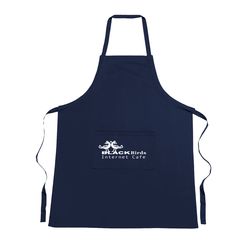 Cotton Apron - Navy - Silk Screen