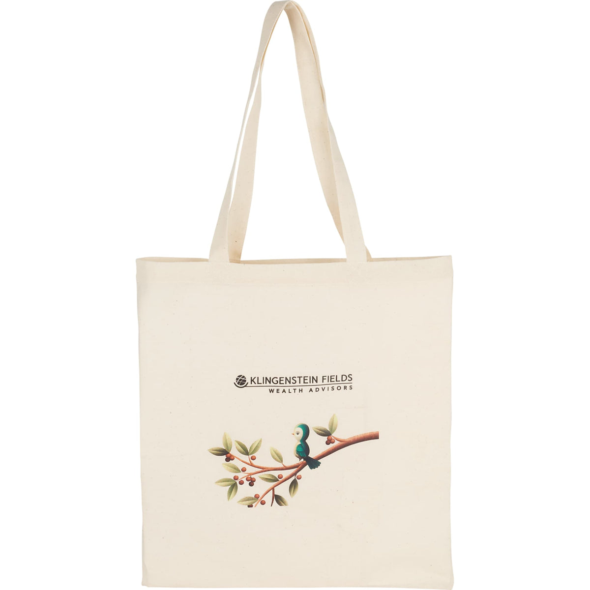 Cotton Canvas Convention Tote, 4 oz Transfer - Natural - Front 2