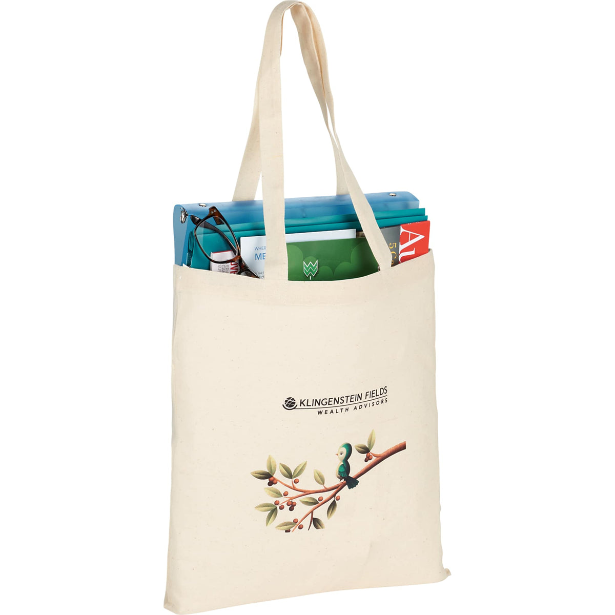 Cotton Canvas Convention Tote, 4 oz Transfer - Natural - Photo