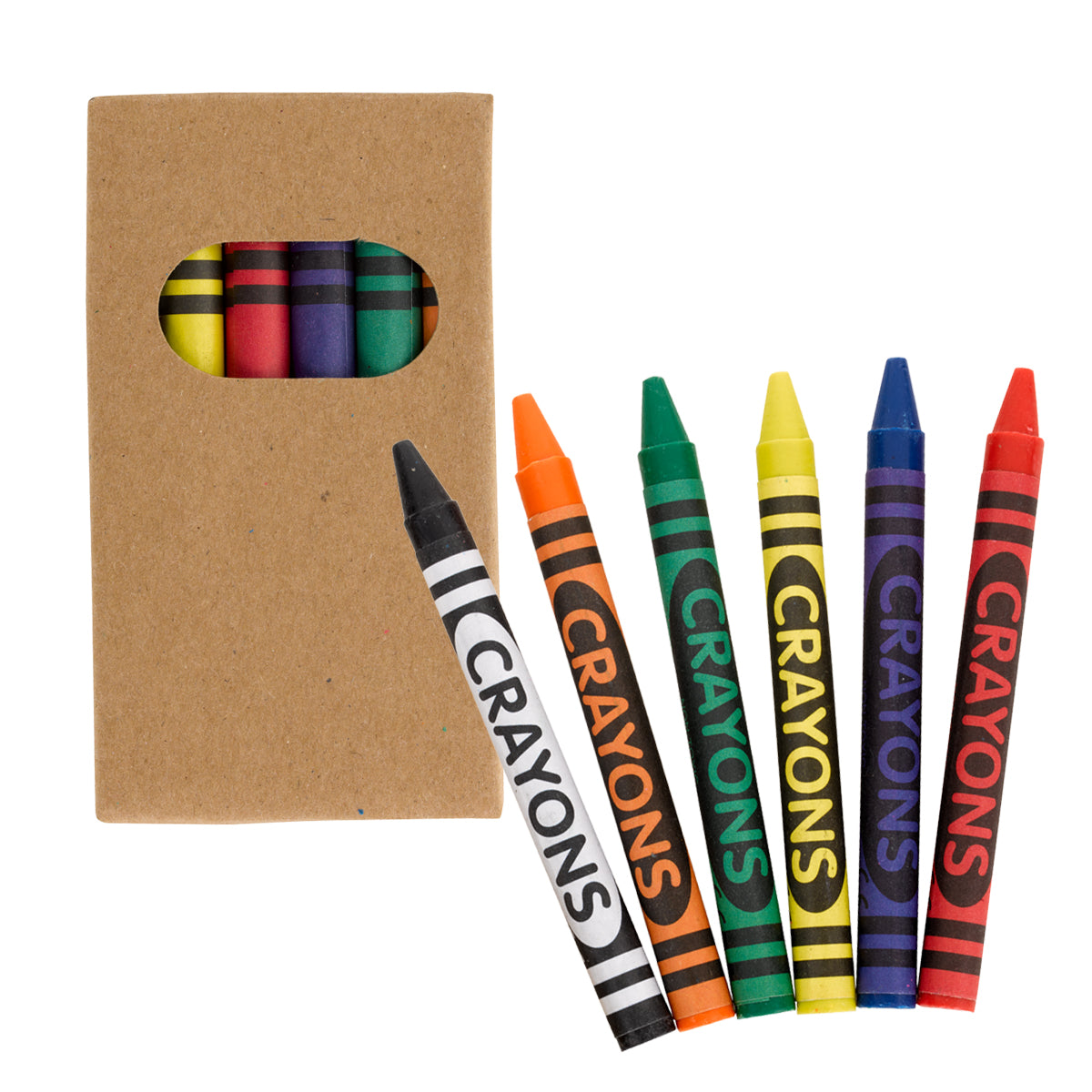 Cotton Coloring Tote Bag with Crayons, 4 oz - Natural - 2