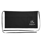 Cotton Half Apron Embroidery - Black - Silk Screen