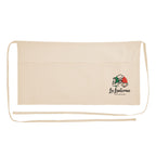 Cotton Half Apron Embroidery - Natural - Colorbrite