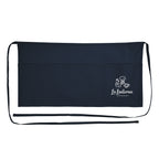 Cotton Half Apron Embroidery - Navy - Silk Screen