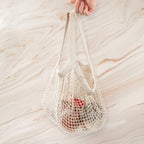 Cotton Market Tote Bag, 8 oz - Natural - Lifestyle_Blank
