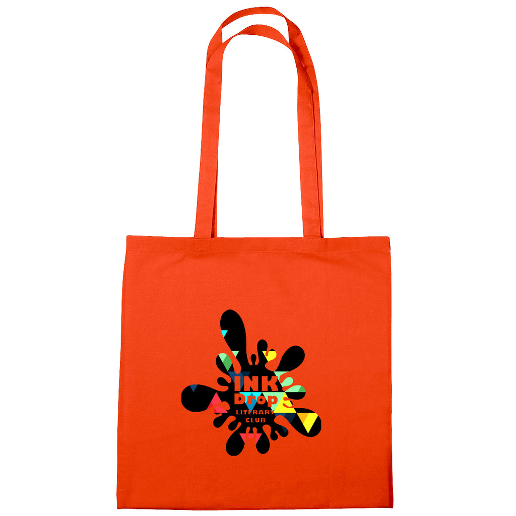 Cotton Tote Bag, 4 oz - Orange - Colorbrite