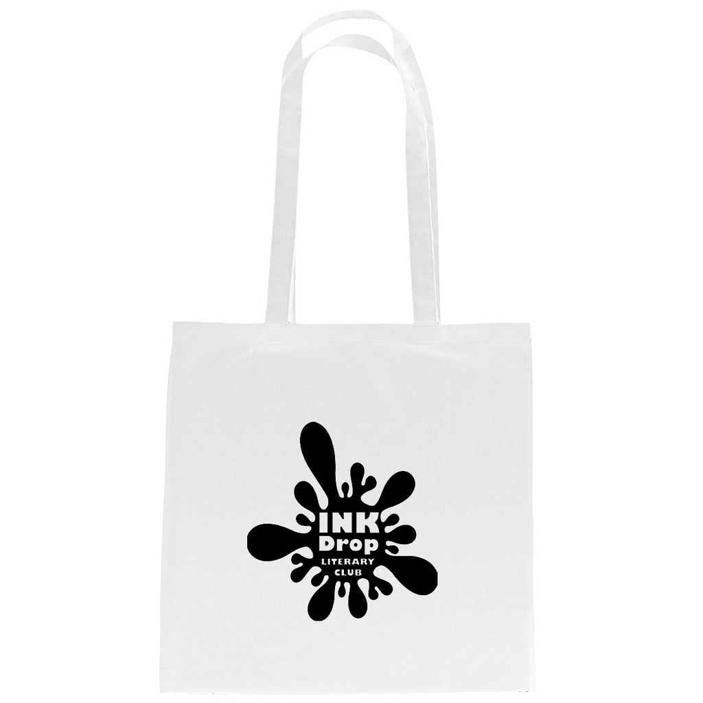 Cotton Tote Bag, 4 oz - White - Silk Screen
