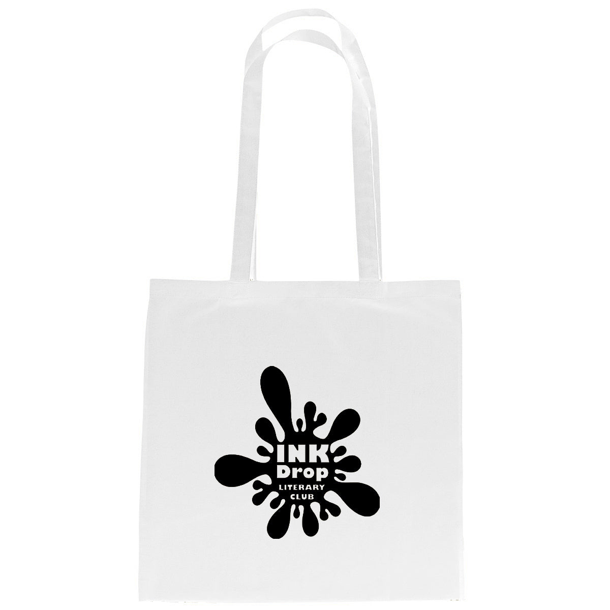 Cotton Tote Bag, 4 oz - White - Silk Screen