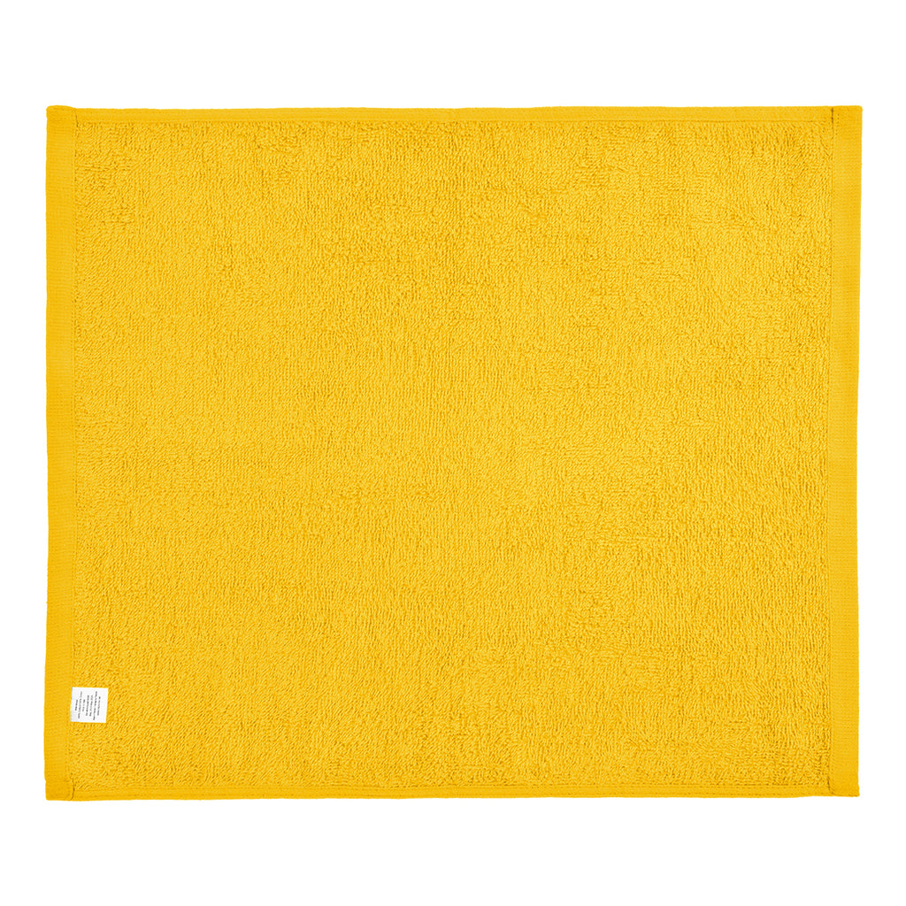 Cotton Velour Rally Towel, 15 x 18 Inches - Athletic Gold - Back