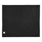 Cotton Velour Rally Towel, 15 x 18 Inches - Black - Back