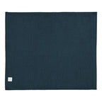Cotton Velour Rally Towel, 15 x 18 Inches - Navy - Back