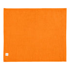 Cotton Velour Rally Towel, 15 x 18 Inches - Orange - Back