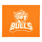 Cotton Velour Rally Towel, 15 x 18 Inches - Orange - Silk Screen