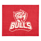 Cotton Velour Rally Towel, 15 x 18 Inches - Red - Silk Screen