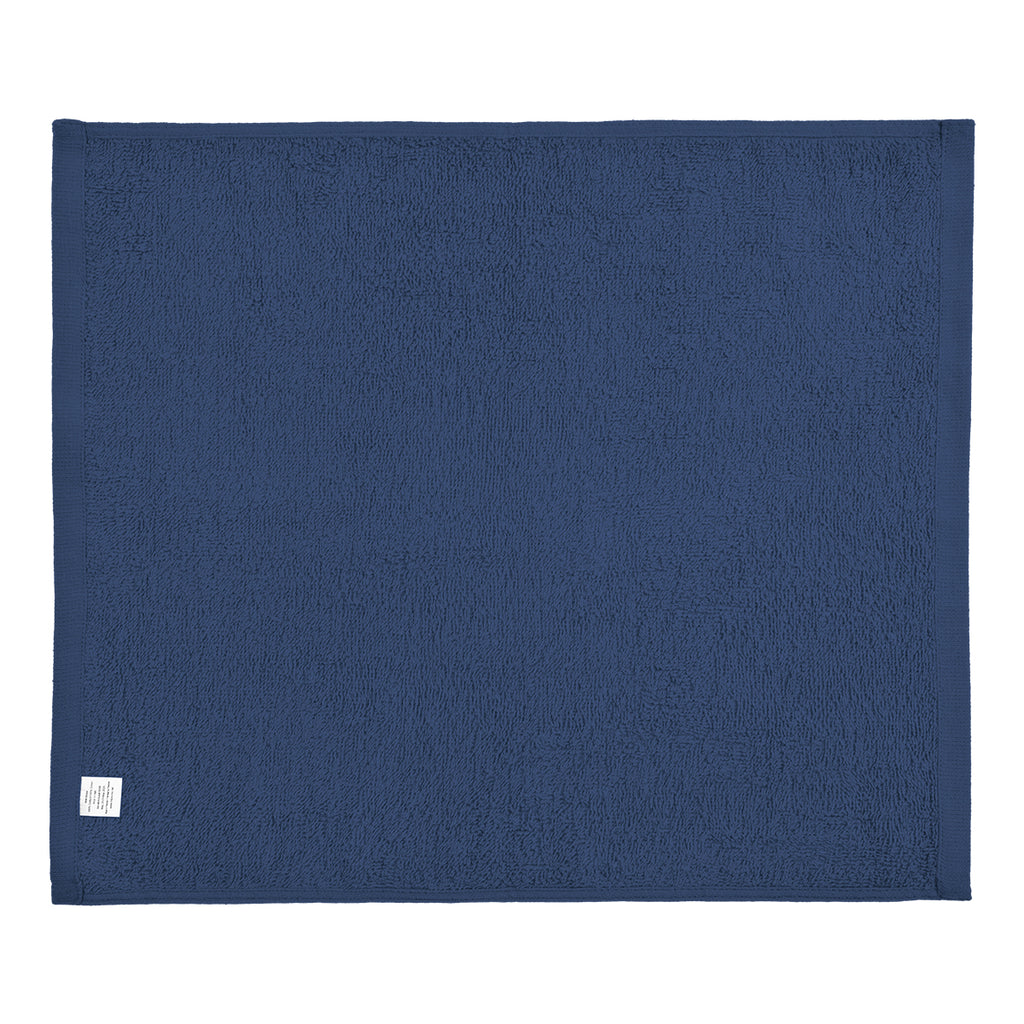 Cotton Velour Rally Towel, 15 x 18 Inches - Royal Blue - Back