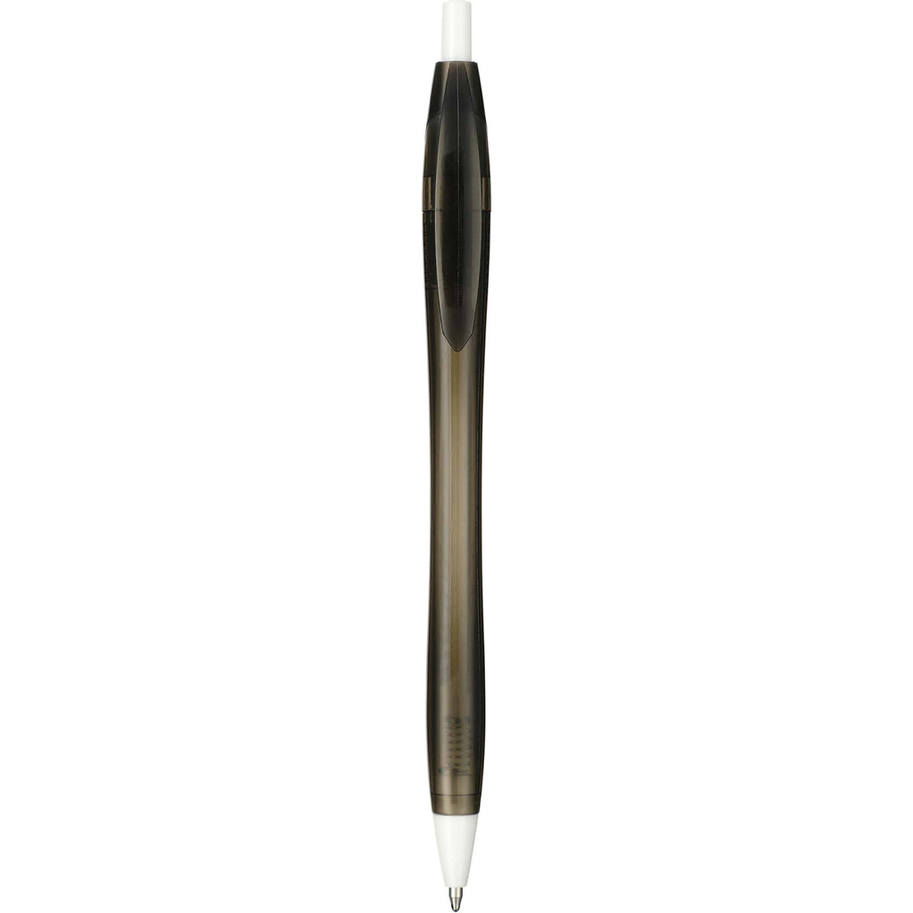 Cougar Ballpoint Pen in Recycled PET - Black - Front 2