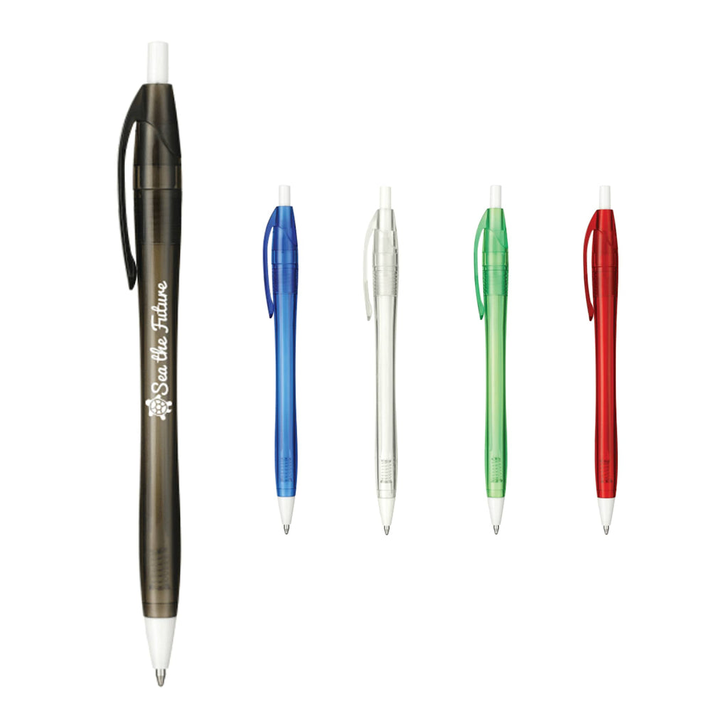 Cougar Ballpoint Pen in Recycled PET - Black - Front Group