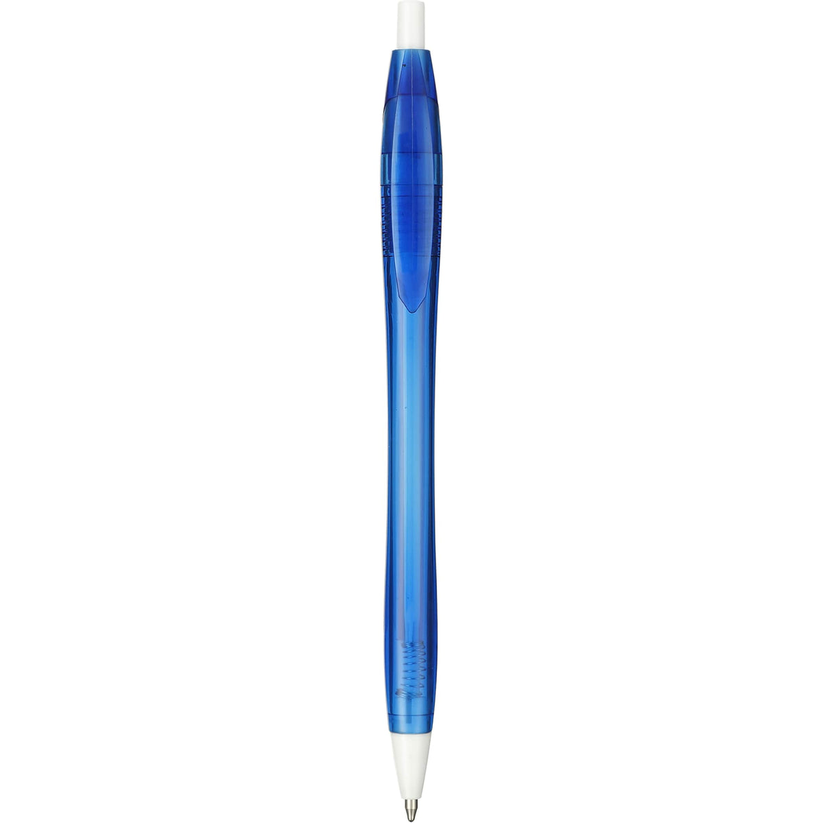Cougar Ballpoint Pen in Recycled PET - Blue - Front 2