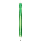 Cougar Ballpoint Pen in Recycled PET - Green - Front 2