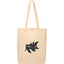 Cove Gusseted Organic Cotton Tote, 5 oz Full Color - Natural - Front