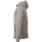 Coville Knit Hoodie with Thumb Holes for Men Debossing - Heather Grey - Left Side