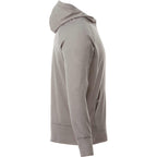 Coville Knit Hoodie with Thumb Holes for Men Embroidery - Heather Grey - Right Side