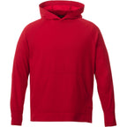 Coville Knit Hoodie with Thumb Holes for Men Embroidery - Team Red - Front Flat