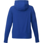 Coville Knit Hoodie with Thumb Holes for Women Laser Engraving - New Royal - Back Flat