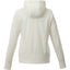 Coville Knit Hoodie with Thumb Holes for Women Laser Engraving - White/White - Back Flat