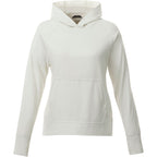 Coville Knit Hoodie with Thumb Holes for Women Transfer - White/White - Front Flat