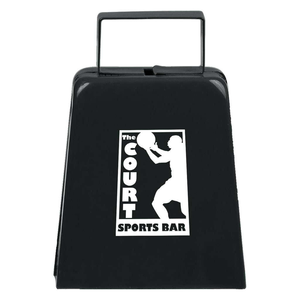 Cow Bell, Large - Black - Pad Print
