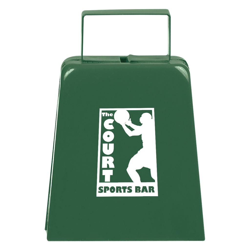 Cow Bell, Large - Green - Pad Print