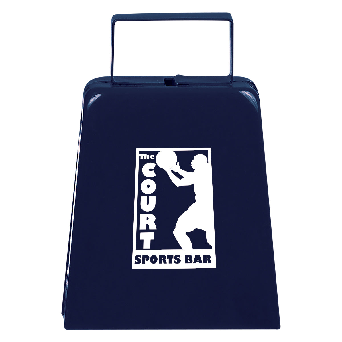 Cow Bell, Large - Navy - Pad Print
