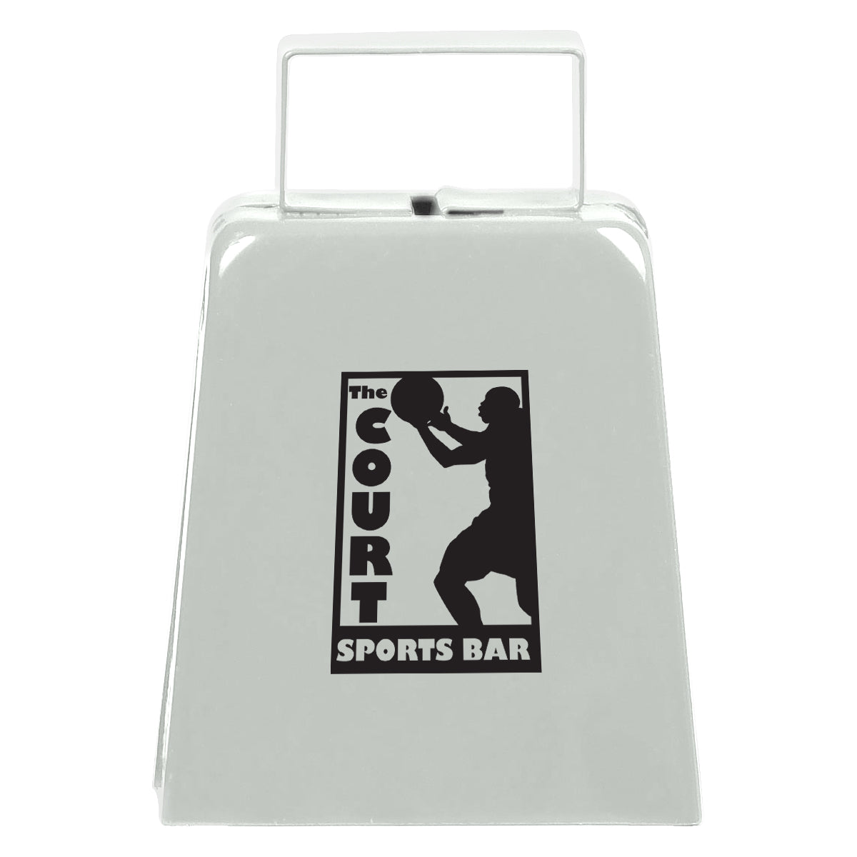 Cow Bell, Large - White - Pad Print