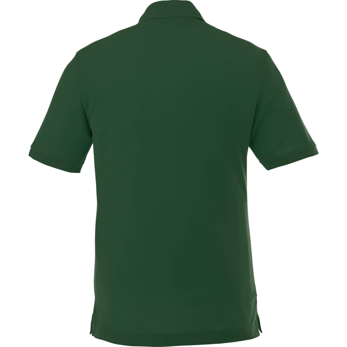 Crandall Poly Cotton Pique Polo for Men Embroidery - Forest Green - Back Flat