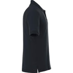 Crandall Poly Cotton Pique Polo for Men Embroidery - Navy - Right Side