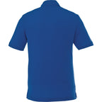 Crandall Poly Cotton Pique Polo for Men Embroidery - New Royal - Back Flat