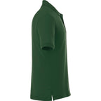 Crandall Poly Cotton Pique Polo for Men Transfer - Forest Green - Right Side