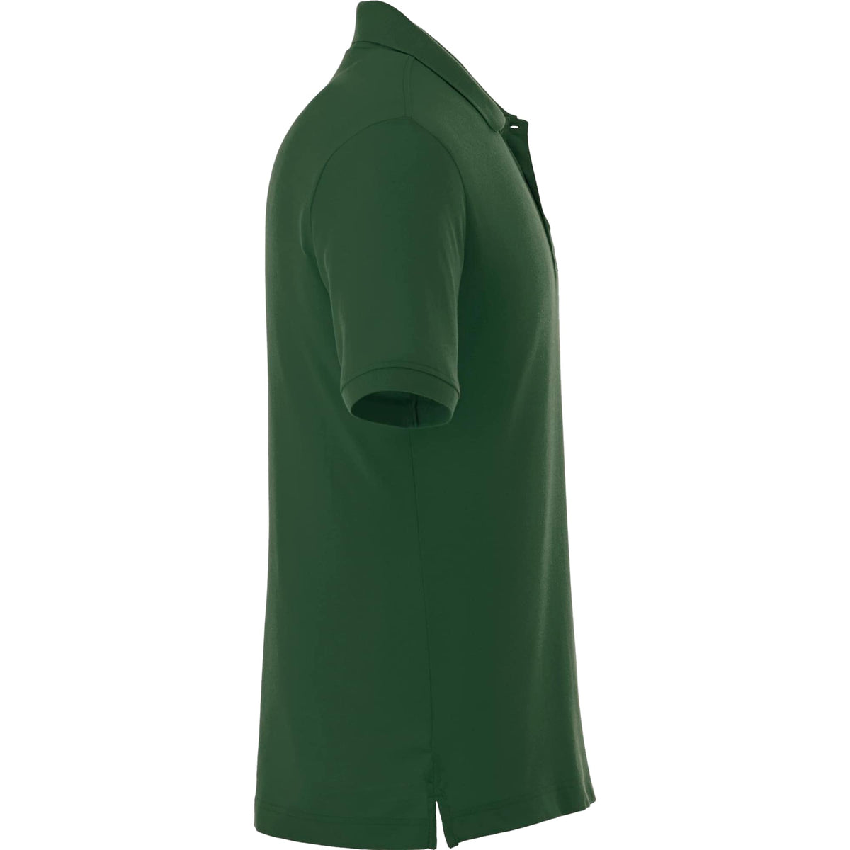 Crandall Poly Cotton Pique Polo for Men Transfer - Forest Green - Right Side