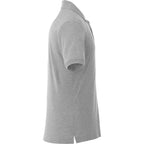 Crandall Poly Cotton Pique Polo for Men Transfer - Heather Grey - Right Side