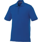 Crandall Poly Cotton Pique Polo for Men Transfer - New Royal - Flat
