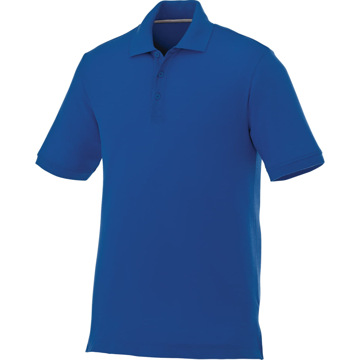 Crandall Poly Cotton Pique Polo for Men Transfer - New Royal - Flat