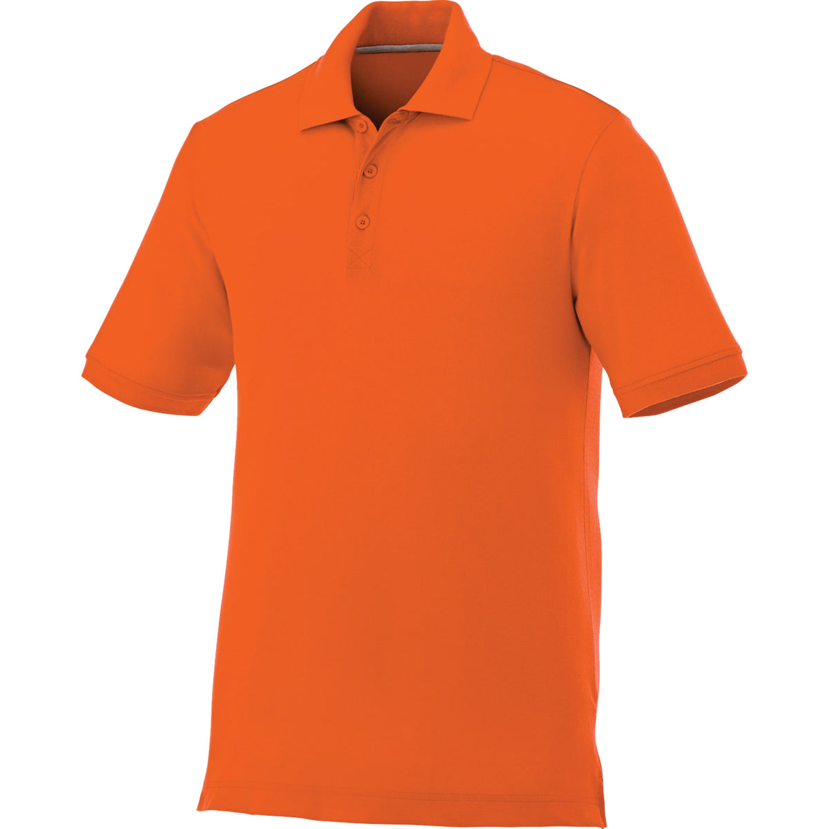 Crandall Poly Cotton Pique Polo for Men Transfer - Orange - Flat