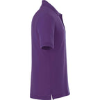 Crandall Poly Cotton Pique Polo for Men Transfer - Purple - Right Side