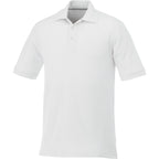 Crandall Poly Cotton Pique Polo for Men Transfer - White - Flat