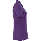 Crandall Poly Cotton Pique Polo for Women Transfer - Purple - Right Side