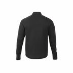 Crane Performance Knit Half Zip with Thumb Holes for Men Embroidery - Black - Back Flat
